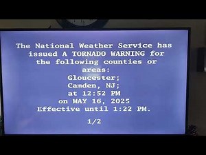 Tornado Warning on Xfinity (EAS #149)