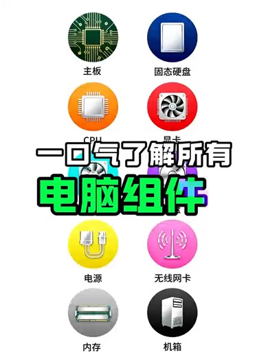 一口气带你了解所有电脑组件