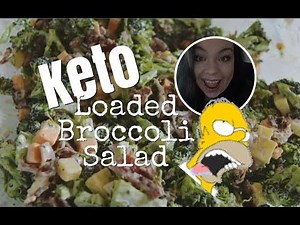 LOADED Broccoli Summer Salad | Keto., Low Carb, Gluten Free Recipe