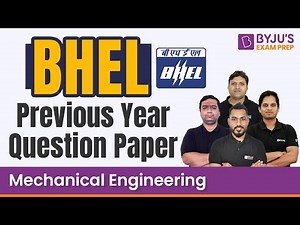 BHEL Previous Year Question Paper (2019) with Solution | BHEL 2022 Mechanical Engineering Exam Prep