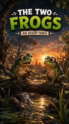 🐸 The Two Frogs | Aesop’s Fables | Moral Story for Kids and Adults