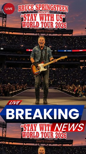 Watch more: https://americanews365.azontree.com/%f0%9f%8e%b8-bruce-springsteen-announces-stay-with-us-world-tour-2026-%e2%9c%a8/ | Maria José - Girassol | Facebook