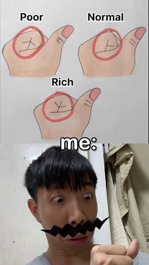 LuZiwei on Instagram: "Which type of hand do you have #reels #explore #explorepage #hand #finger #rich #people #life #lifestyle #body #feature #money #germany #dark #special #palm #line #luziwei #relatable"
