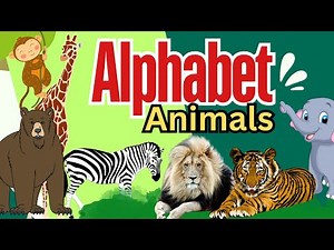 Alphabet Animals | Animal Alphabet A to Z | Let's Learn the Alphabet | kids easy learn | ABC Animals