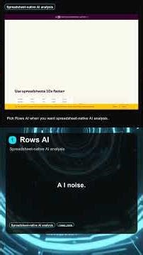 Rows AI: 3 AI Spreadsheet Tools That Turn Messy Data Into Answers