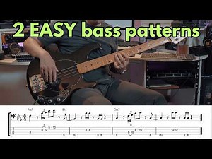 2 Easy Bass Patterns = 1 Awesome Bass Line! [Plus Tasty Bass Fills]