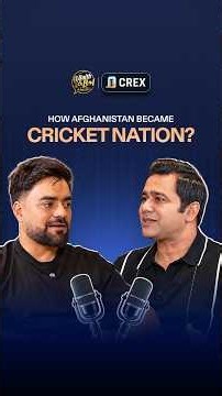 Rashid Khan opens up to Aakash Chopra about how cricket captured the heart of his nation 🗣️