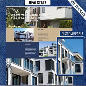 Realestate Wix Website, Property Template, Realestate Web Design, Realestate Agency, Realestate Marketing - Etsy Canada