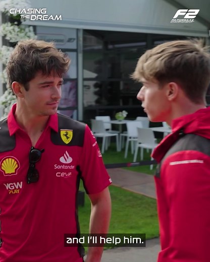 Charles Leclerc on how he approaches his support for his little brother Arthur 🥰 | FIA Formula 2