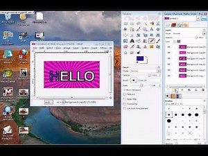 GIMP Blinking Text Tutorial (Style 1)
