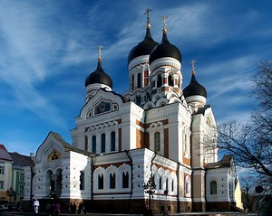 Alexander Nevsky Cathedral in Tallinn, Estonia
