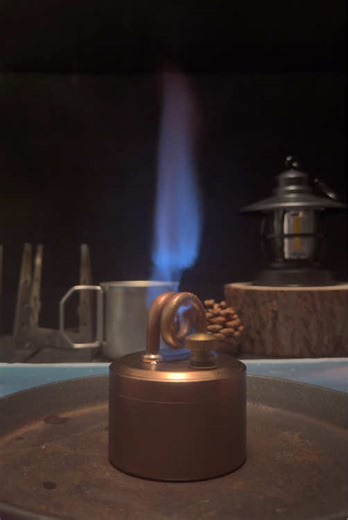Portable Emergency Alcohol Stove for Camping and Outages