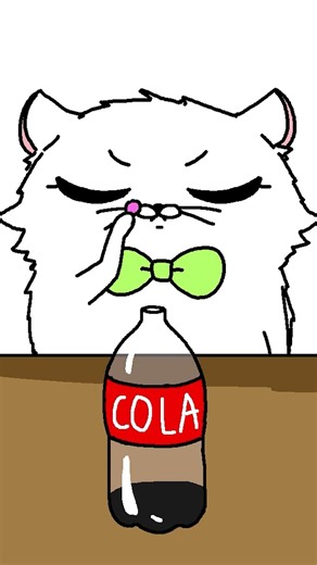 Catalina can drink Coke indefinitely / meme / cat / SUP