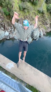 My highest backflip 80’ this one was so fun, it was cold though so had to keep my clothes on 😂 also forgot bathing suit #Diving #cliffjumping #flips #california | Jodyyce