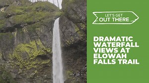 Short, scenic hike in Columbia River Gorge ends with 200-foot waterfall