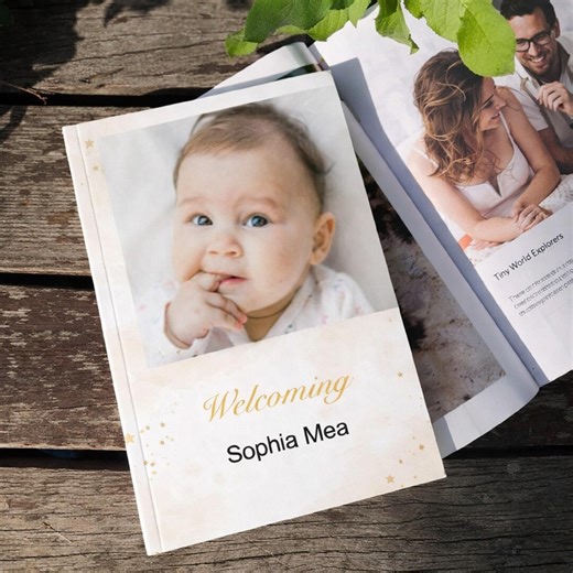 Children Photo Book Template, Personalized Kids Album, Editable Canva DIY Memory Book - Etsy