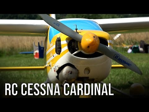 Old But Gold! Nice Retro RC Cessna Cardinal | Scale Model Flying At Flight Show