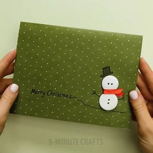643K views · 8.8K reactions | Quick and easy holiday card ideas.  | 5-Minute Crafts GIRLY | Facebook