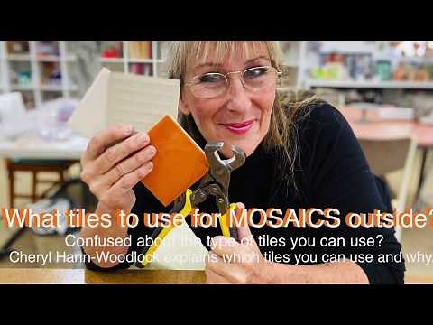 What tiles to use for MOSAICS outside.