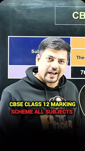 CBSE CLASS 12 MARKING SCHEME FOR ALL SUBJECTS 😲 #class12 #cbse #chemistry #iitjee