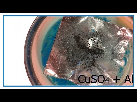 Al + CuSO4 | Aluminum + Copper (II) Sulfate