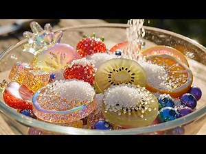 Making Glass Fruit Syrup 🍓✨