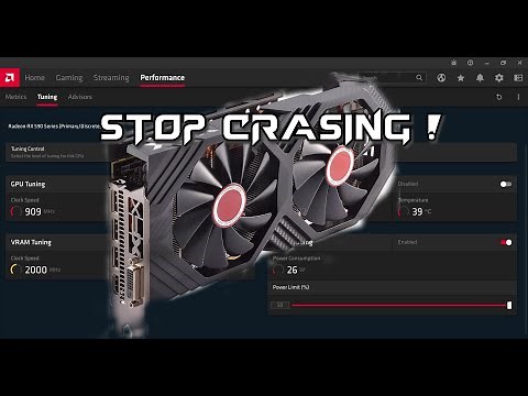 How to stop AMD RX 590 from crashing. *ACTUALLY FIX*