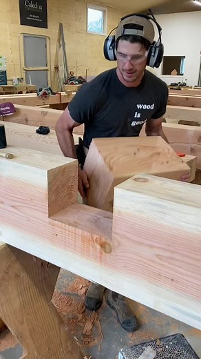 Test fit on a half lap connection