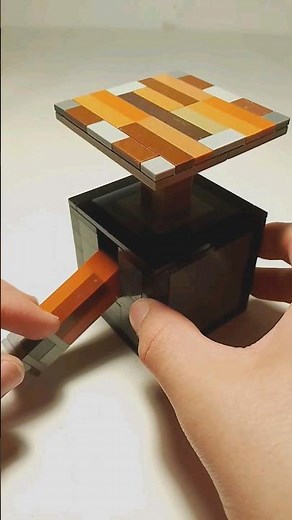 How to make a WORKING PISTON Minecraft out of Lego (tutorial)