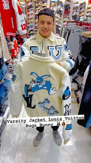 Varsity Jacket Louis Vuitton Bugs Bunny 🐰🔥 | King Fashion