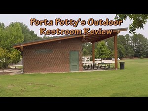 Porta Potty Outdoor Restroom Review WRAL Soccer Center - Raleigh, North Carolina - July 17, 2023
