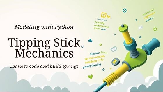 Modeling a Tipping Stick with Springs (and Python)
