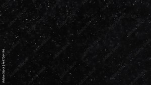 Snowfall overlay, black background - winter, slowly falling snow effect - green screen. 4K Seamless Looped Snowfall background, snow falling animation