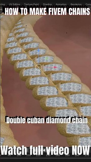 How To Make GTA V / Fivem Double Diamond Cuban Chains PC