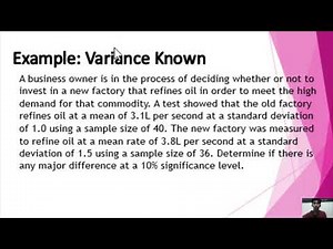 Chapter 9: STATISTICAL INFERENCE OF TWO SAMPLE
