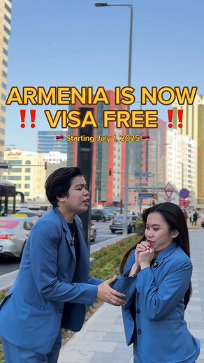 🚨🇦🇲This is not a dril!! UAE Residence visa holders can now get visa free in Armenia. ✈️ | Fast Track Travel UAE