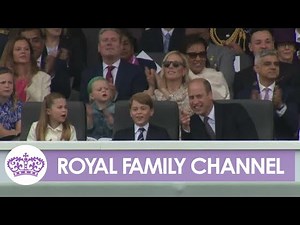 Royals Watch on as Platinum Jubilee Pageant Fills The Mall