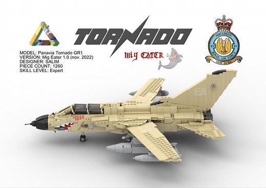 LEGO MOC-129289 Panavia Tornado GR1 (Creator > Designer Sets 2022)