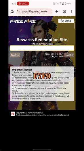 FF REDEEM CODE TODAY | Free Fire Redeem Code 27 March 2026 | Free Rewards & Diamonds #ff