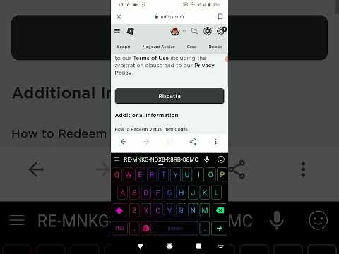 COME RISCATTARE UNA CARTA REGALO SU ROBLOX + ROBUX 100℅ FUNZIONANTE!!!!