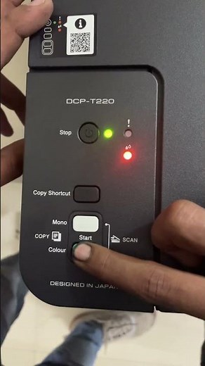 Brother DCP T220 installation #brothertonerreset #printer