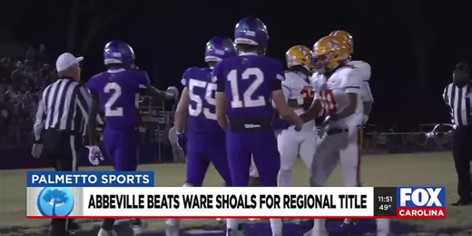WATCH: Abbeville football beats Ware Shoals for regional title in Game of the Week