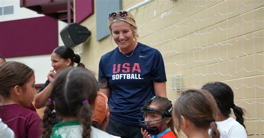 National Champion catcher Reese Atwood returns for Tuloso-Midway softball camp