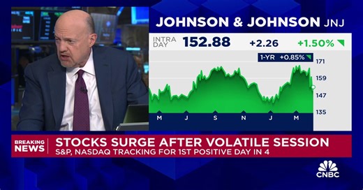 Cramer's Stop Trading: Johnson & Johnson