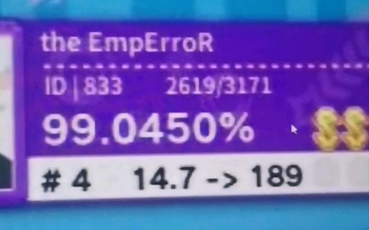 恭喜zerow1nd底分7400并锐评一下他的b40呢