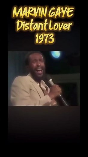 MARVIN GAYE Distant Lover 1973 #musichistory #musicshorts #rnb
