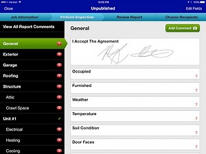 Legacy: Add An Agreement & Get Signature With Tap Inspect