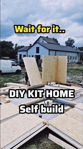 Self build home. Kit House like LEGO #mtbmodules #selfbuild #kithouse #diyhome #siphome #timelaps