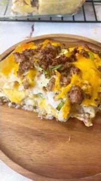 Breakfast Lasagna! Quick and easy Sunday brunch #doitlikedesi