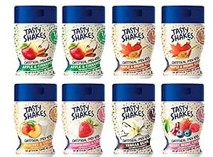 Kernel Season's Tasty Shakes Oatmeal Mix-ins Mini Jars Variety Pack, 0.9 Ounce (Pack of 8)